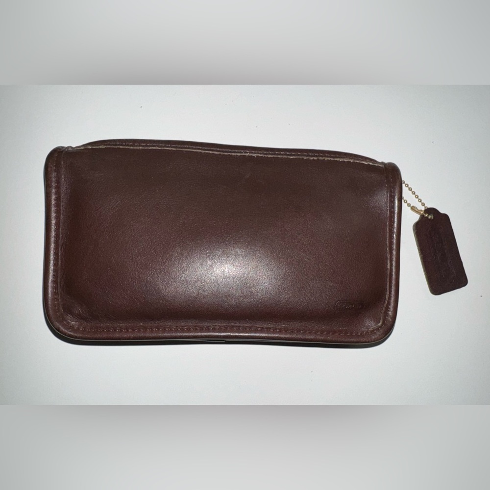 Vintage Coach Chunky Case, Mahogany